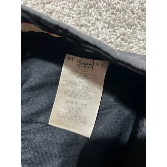 Burberry Men's Size 36R Gray Wool Dress Pants Slim Fit Made In Italy